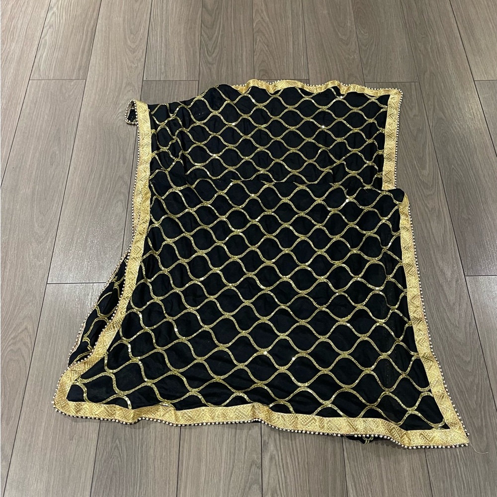 Beautiful dupatta full of sequin work designer dupatta